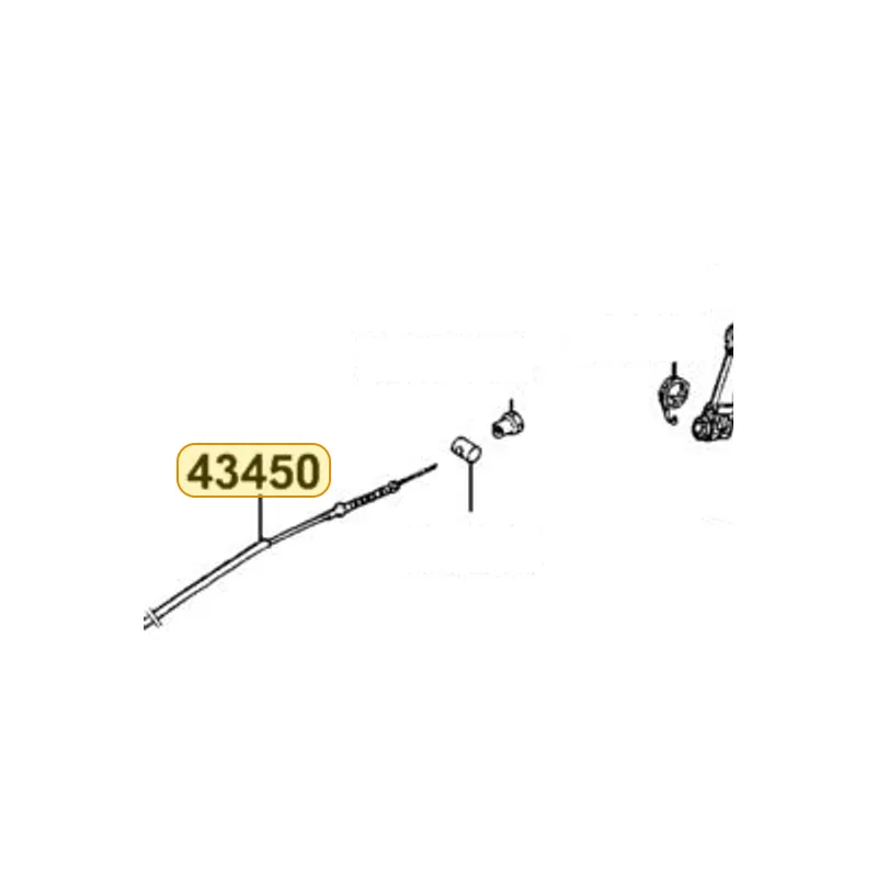 43450-LLB1-900 CABLE COMP RR BRK — diagram cutout