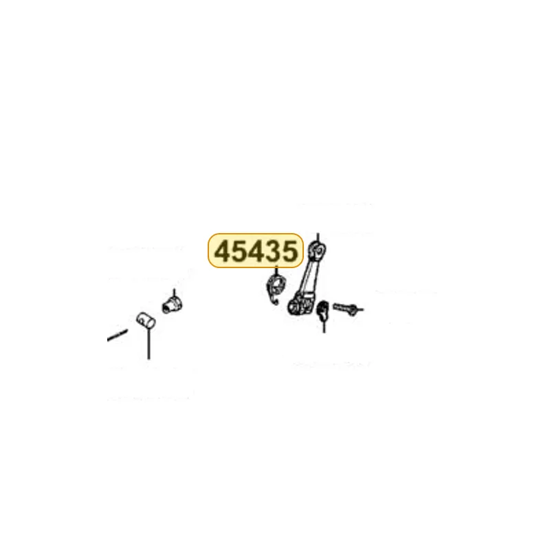45435-LLB1-900 SPG BRAKE ARM RETURN — diagram cutout