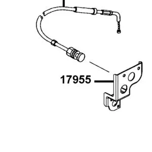 17955-LLB1-900 STAY CHOKE & FUEL COCK — diagram cutout