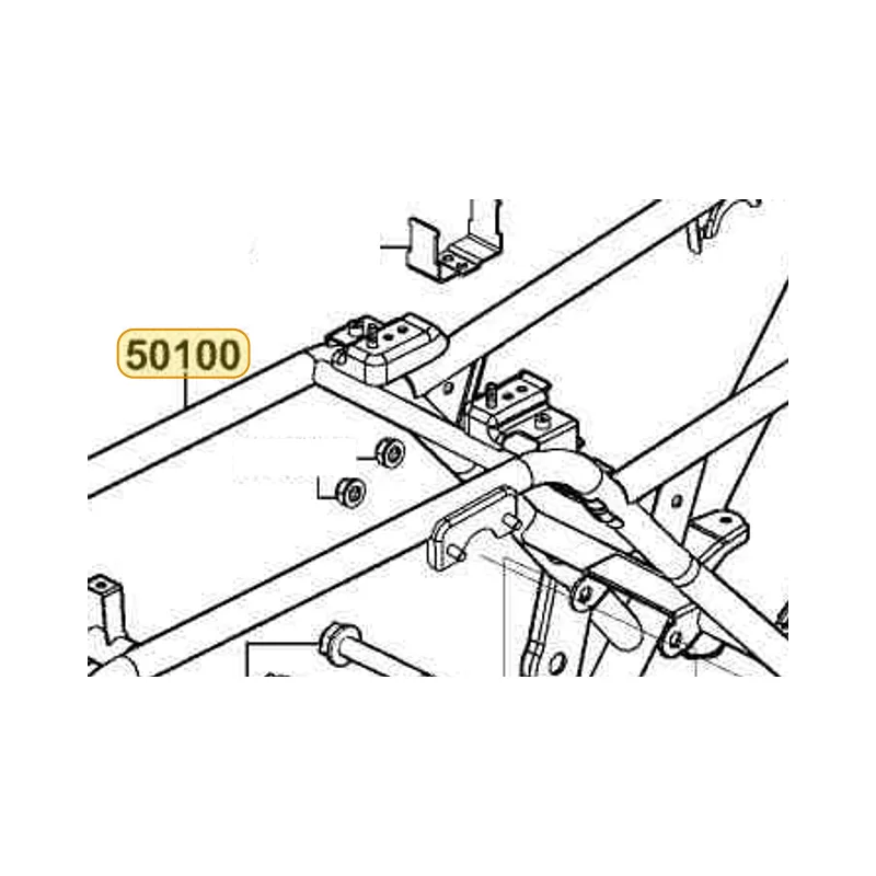 50100-LLB1-900 BODY COMP FRAME — diagram cutout