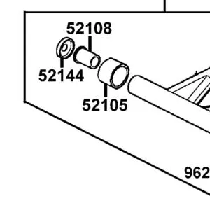 52105-LLB1-900 SLEEVE RUBBER — diagram cutout