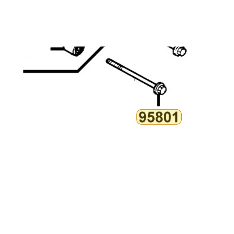 95801-10140-06 BOLT FLANGE 10*140 — diagram cutout