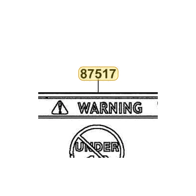 87517-LLB1-E00-T01 CAUTION DRIVE AGE — diagram cutout