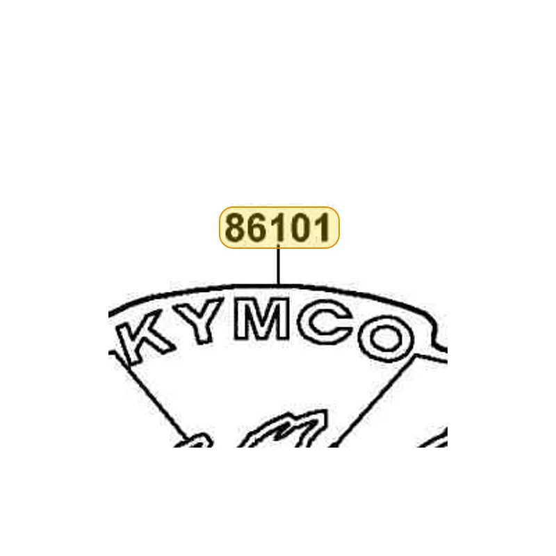 86101-LLB1-M00-T01 STRIPE FR COVER — diagram cutout