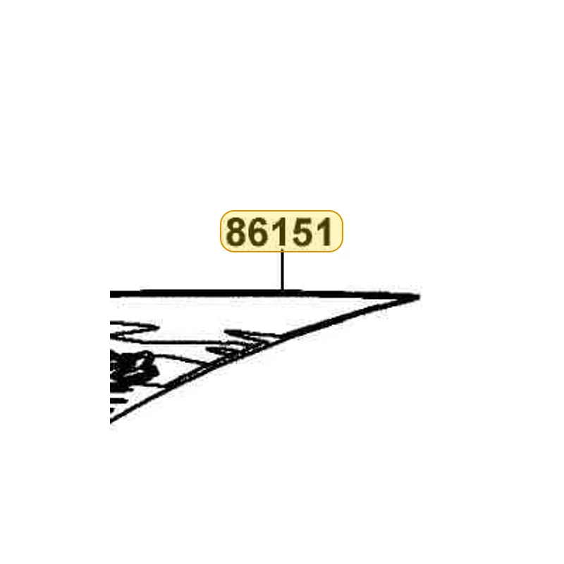86151-LLB1-M00-T02 STRIPE L FR FENDER — diagram cutout