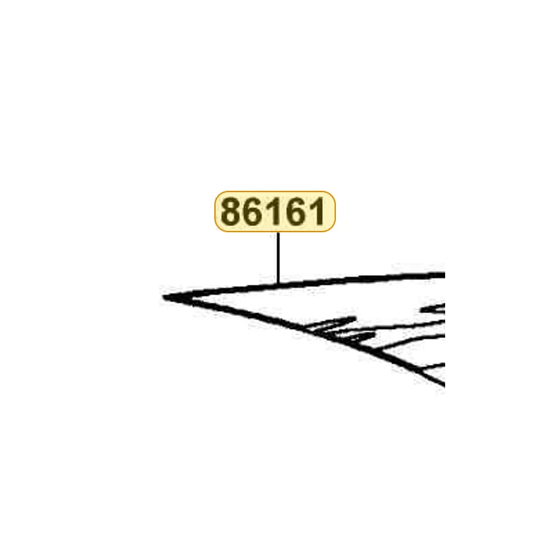 86161-LLB1-M00-T02 STRIPE L FR FENDER — diagram cutout