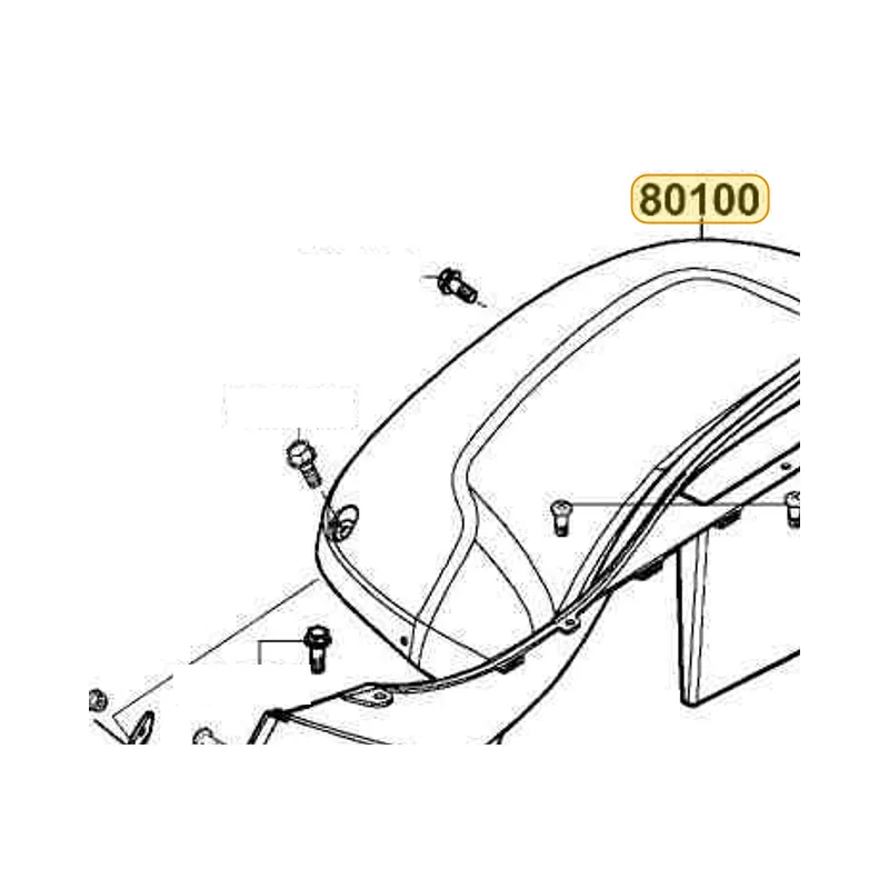 80100-LLB1-900-YNR FENDER R RR — diagram cutout