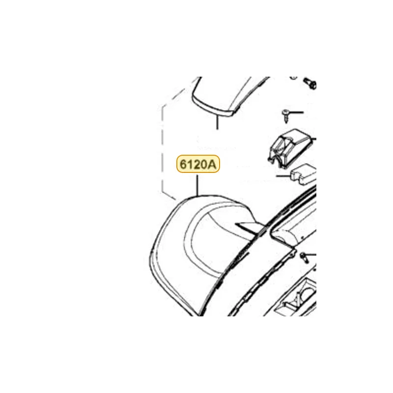 6120A-LLB1-810-C3R FENDER ASSY FR R — diagram cutout