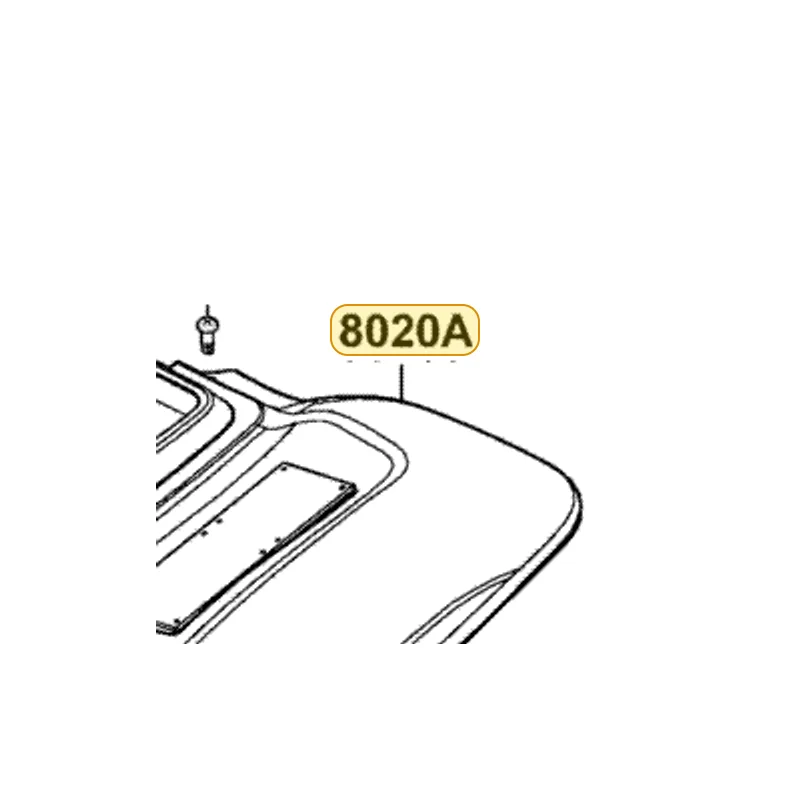 8020A-LLB1-810-C3R FENDER ASSY L RR — diagram cutout