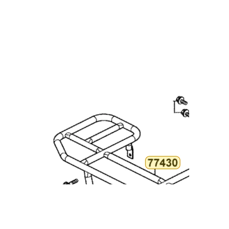 77430-LLB1-900 FR CARRIER LUGGAGE — diagram cutout