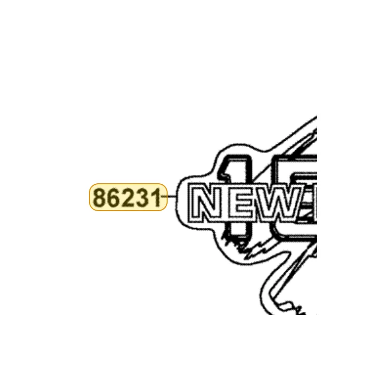 86231-LLB1-E60-T05 STRIPE L BODY COVER (NEW POWER 150) — diagram cutout