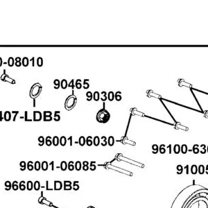 90306-KLF0-004 NUT FLANGE 12MM — diagram cutout