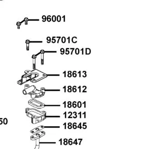 18613-LDB5-E00 STAY REED VALVE ASSY — diagram cutout