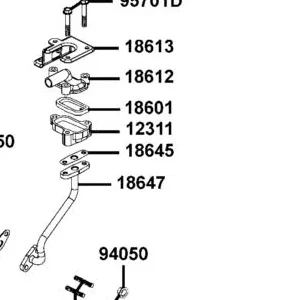 18645-LBA2-E00 GASKET A/I PIPE — diagram cutout