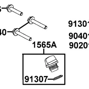 1565A-AGA7-E00 GAUGE OIL LEVEL ASSY — diagram cutout