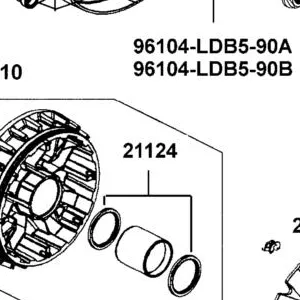 21124-LDB5-E00 OIL SEAL 42X51X4 — diagram cutout