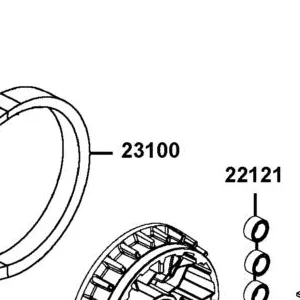 23100-ZVA6-M00 BELT DRIVE — diagram cutout