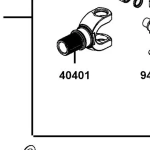 40401-ALC1-E00 YORK B FRONT U JOINT — diagram cutout
