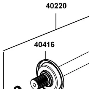 40416-LDB5-E00 UNIVERSAL JOINT??? PLATE — diagram cutout