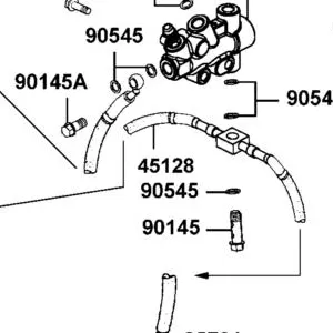 45128-AAJ5-E00 HOSE ASSY BRAKE - JUNCTION — diagram cutout