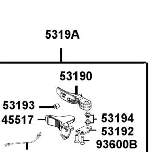 53190-ALC1-E00 LEVER — diagram cutout