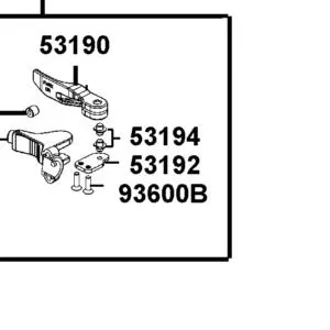 53192-PRB3-900 STAY — diagram cutout