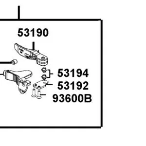 53194-PRB3-900 PIVOT — diagram cutout