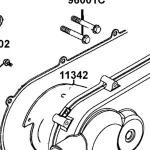 11342-LCA4-E00 PLATE L COVER — diagram cutout