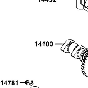 14100-LCA4-E00 SHAFT COMP CAM — diagram cutout