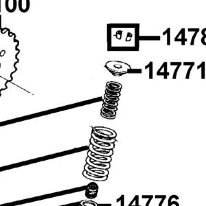 14451-LCA4-E00 SHAFT IN ROCLER ARM — diagram cutout
