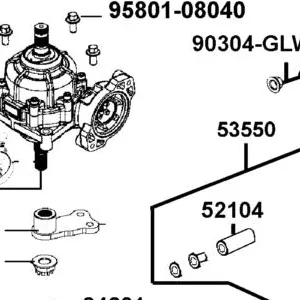 53203-AAJ5-E00 PITMAN ARM ASSY. — diagram cutout