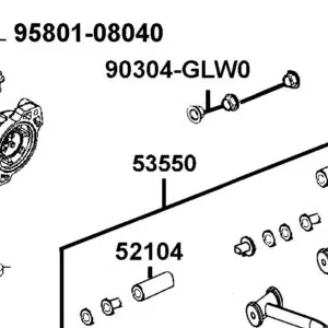 53550-AGA8-E00-MAS A-ARM ASSY .FR LOWER LH — diagram cutout