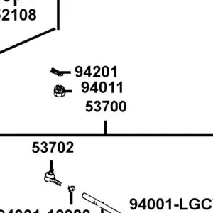 53700-ALC1-E00 TIE ROD ASSY — diagram cutout