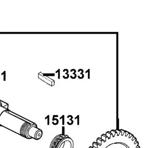 13331-LLB1-900 KEY 5*4*20 — diagram cutout