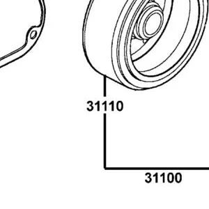 31110-LCA4-E0B FLYWHEEL COMP (D402) — diagram cutout