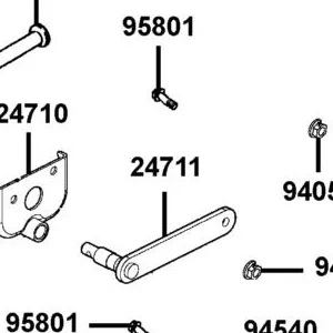 24711-LCA4-E00 SHAFT COMP CHANGE HANDLE — diagram cutout