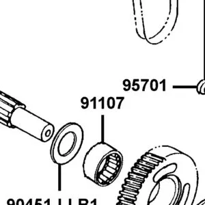 91107-LLB1-900 BRG NEEDLE 22*30*13 — diagram cutout