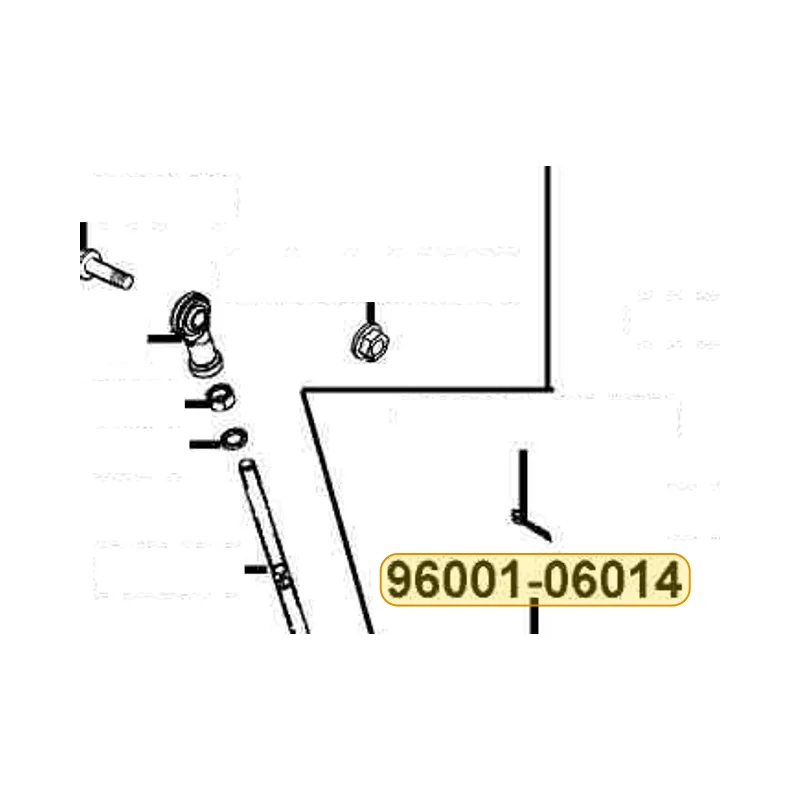 96001-06014-07 BOLT FLANGE SH 6X14 — diagram cutout