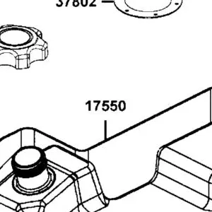 17550-AGA8-M00-N1R PROTECTOR COVER FUEL TANK (Black) — diagram cutout