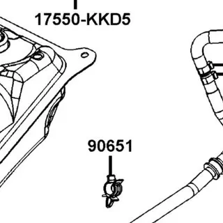 17561-LGE5-E00 CLIP 13.5 — diagram cutout