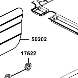 50202-AGA8-E00 PLATE. FUEL TANK — diagram cutout