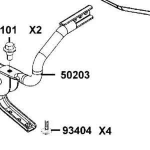 50203-AGA8-E00 FR. PIPE. FUEL TANK — diagram cutout