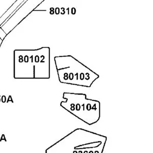 80103-AGA8-E00 SHIELD B.LH — diagram cutout