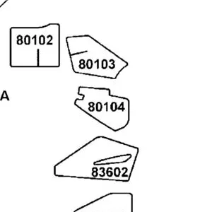 80104-AGA8-E00 SHIELD C.LH — diagram cutout