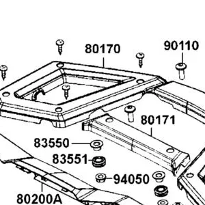 80170-AGA8-E01-N1R PANEL.REAR RACK (Black) — diagram cutout