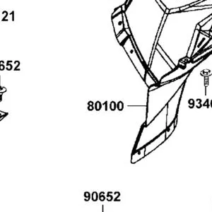 80100-AGA8-600-QCP FENDER REAR — diagram cutout