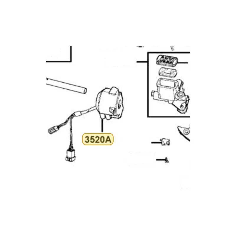 3520A-LCA4-900 SW ASSY LH HANDLE COMP — diagram cutout