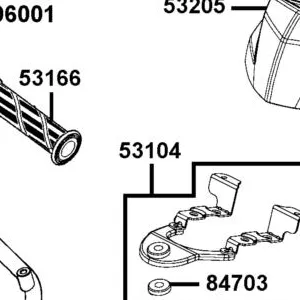 53104-LCA4-E00 STAY COMP HANDLE COVER — diagram cutout