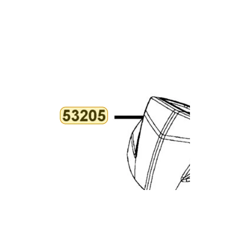 53205-LCA5-E00-N1R COVER HNDL (Black) — diagram cutout