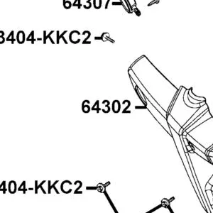 64302-LCA5-E01-N1R BUMPER FRONT (Black) — diagram cutout